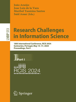 cover image of Research Challenges in Information Science